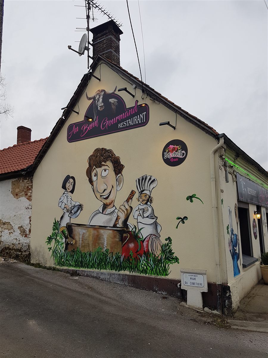 Façade d'un restaurant dirigé par Sébastien Delille